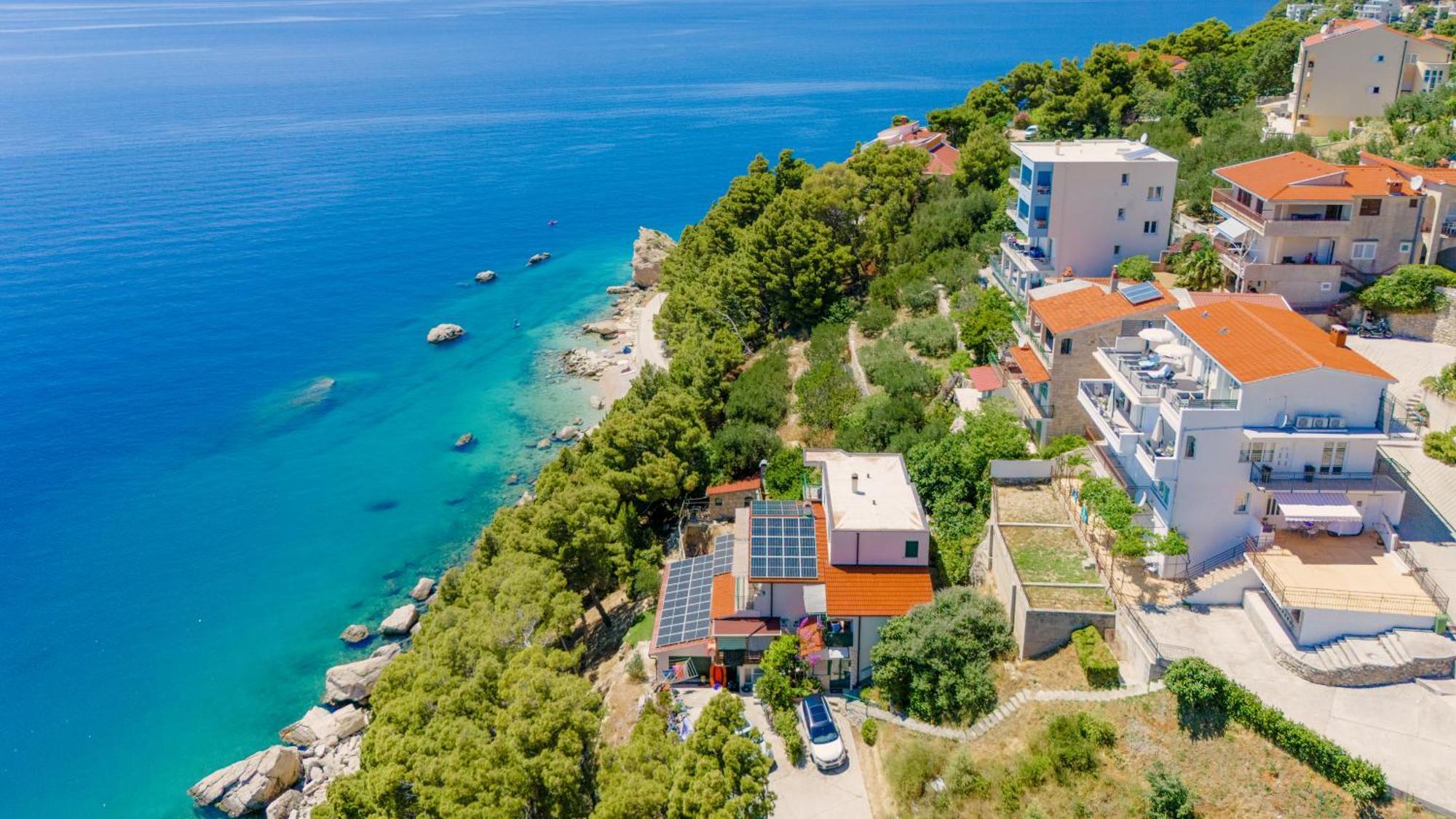 Seaview Apartments Nives Brela Buitenkant foto