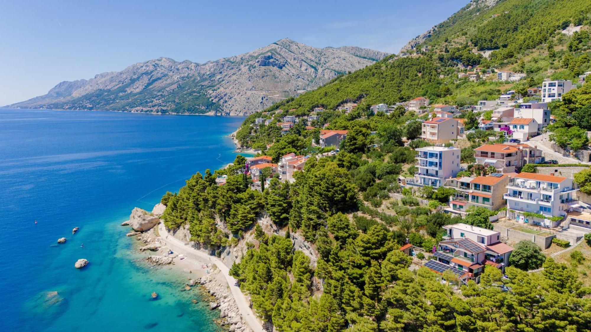 Seaview Apartments Nives Brela Buitenkant foto