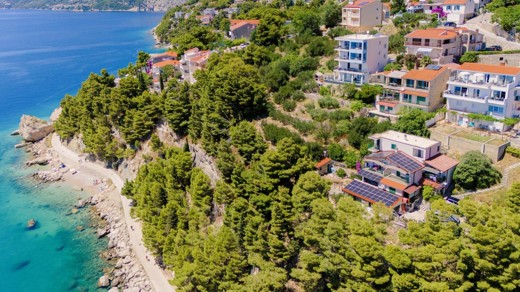 Seaview Apartments Nives Brela Buitenkant foto