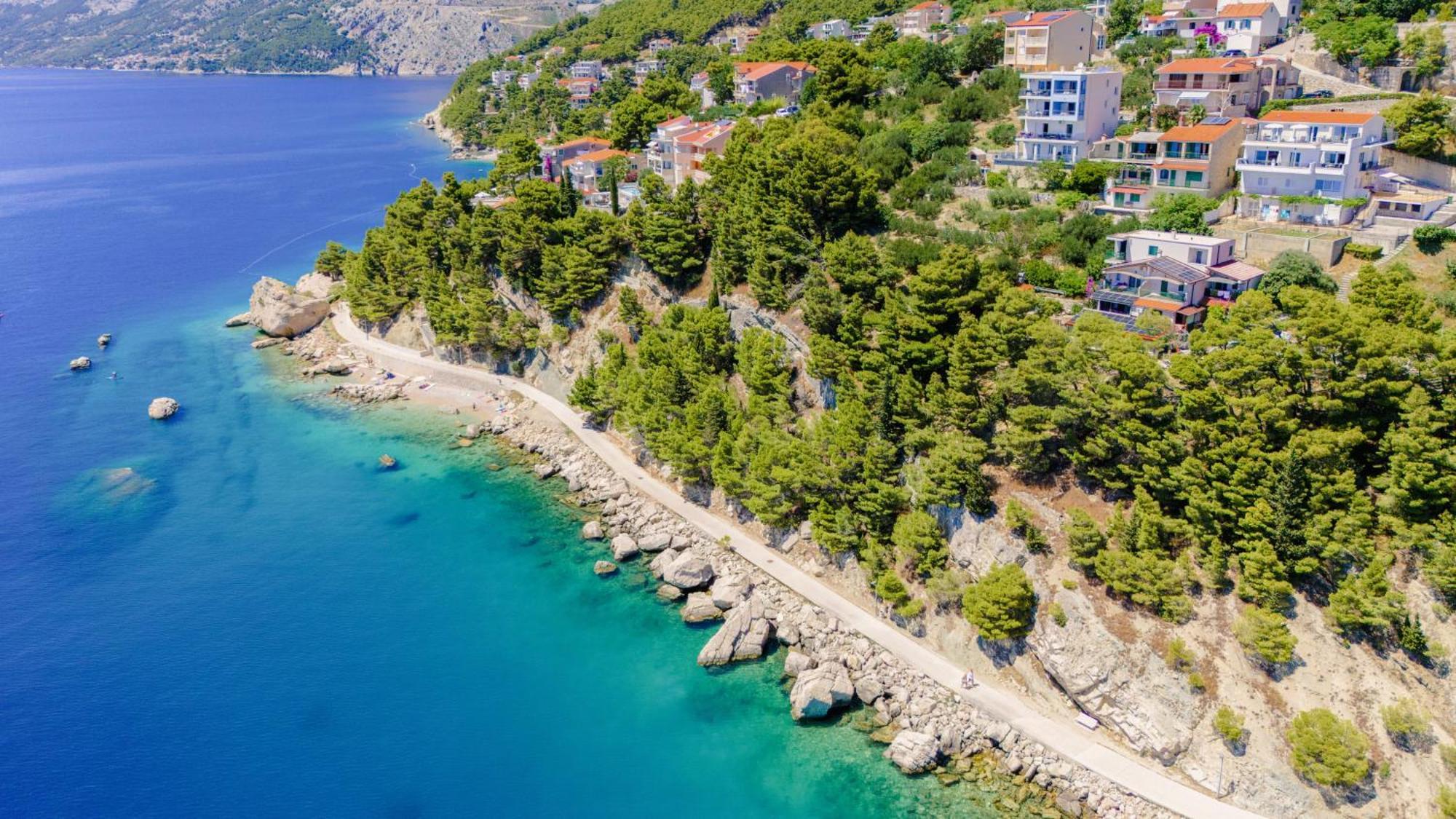 Seaview Apartments Nives Brela Buitenkant foto