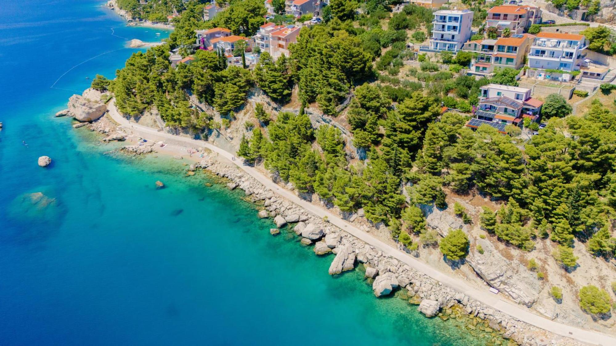 Seaview Apartments Nives Brela Buitenkant foto