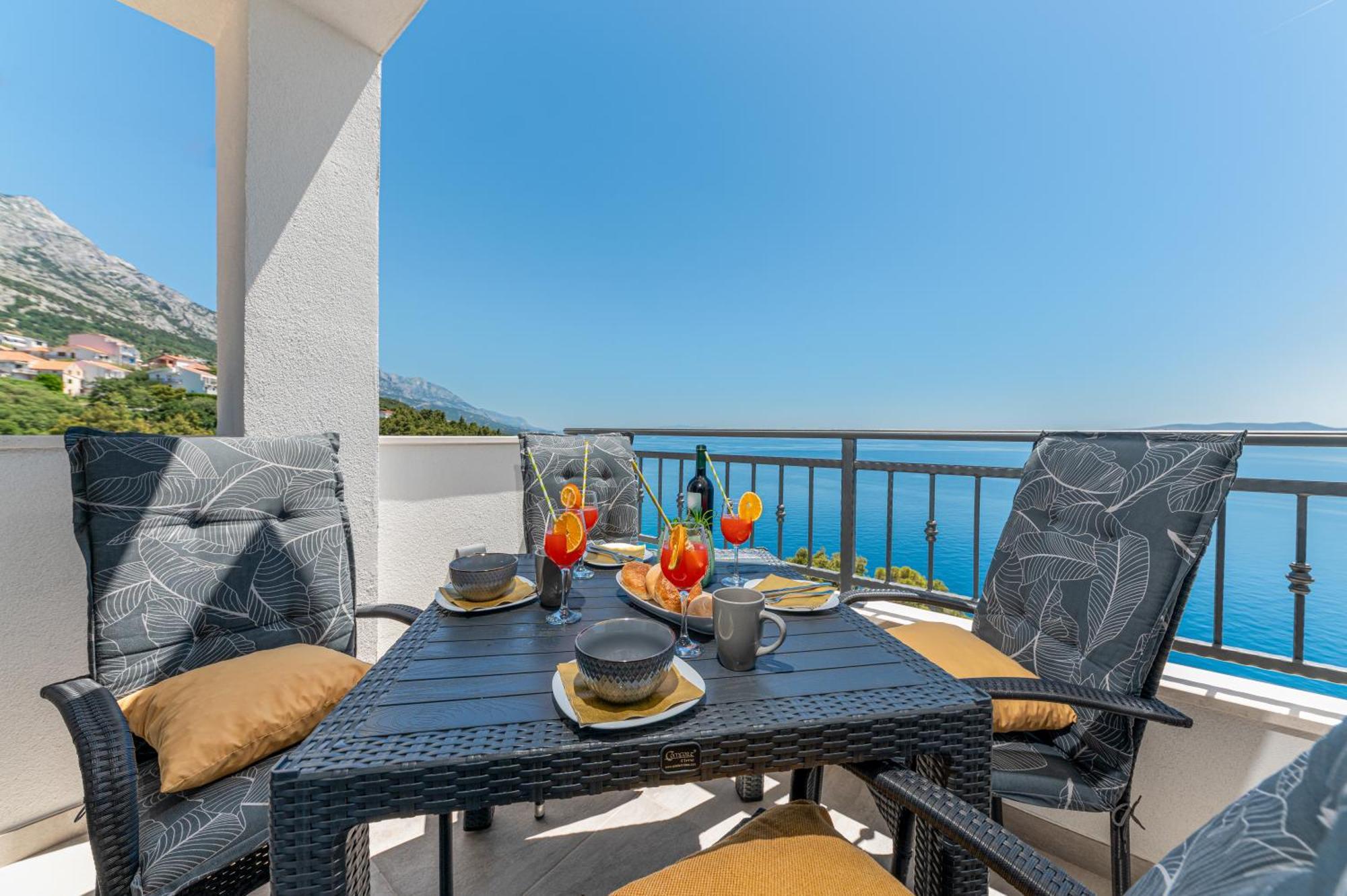 Seaview Apartments Nives Brela Kamer foto