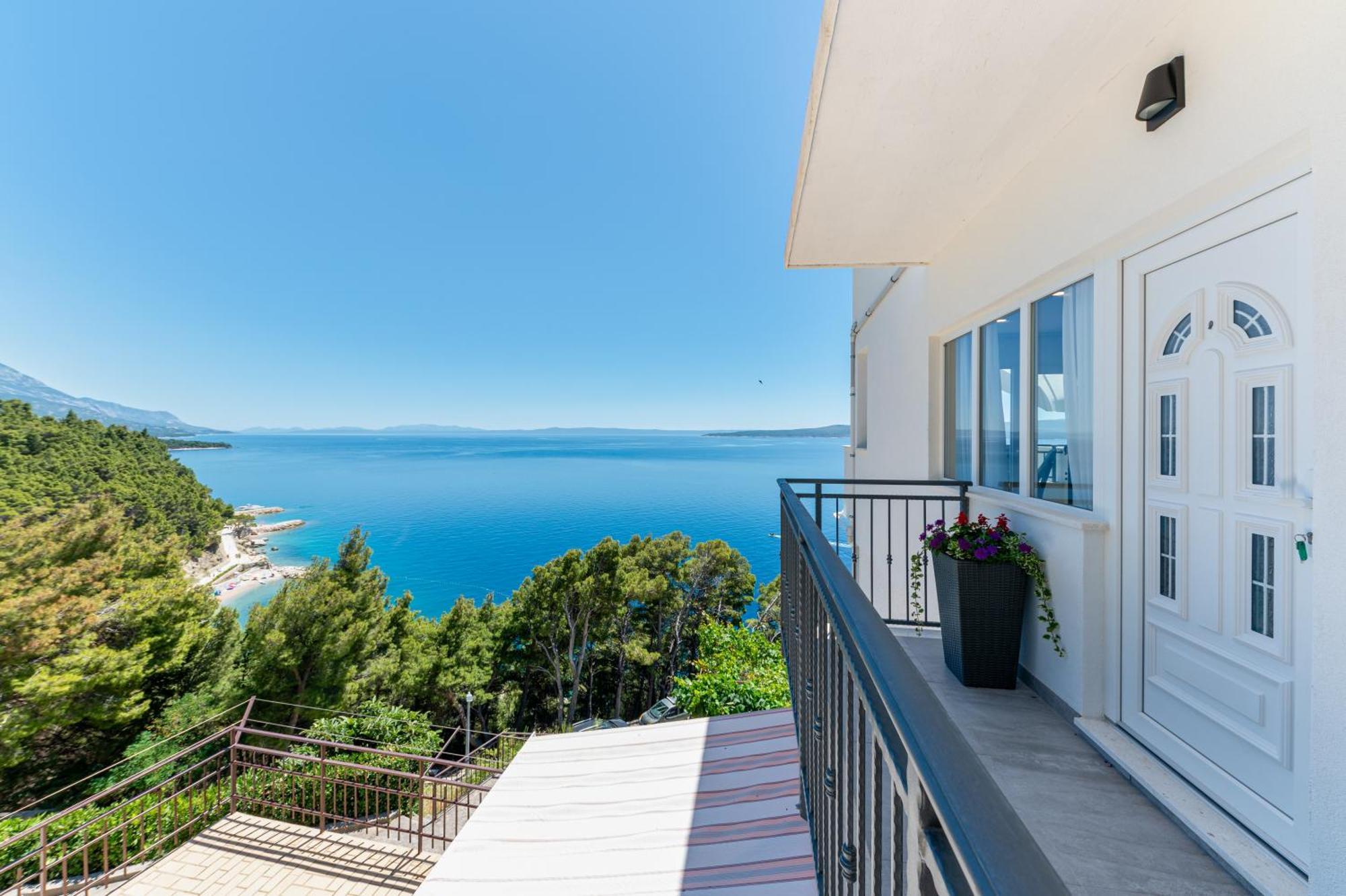 Seaview Apartments Nives Brela Kamer foto