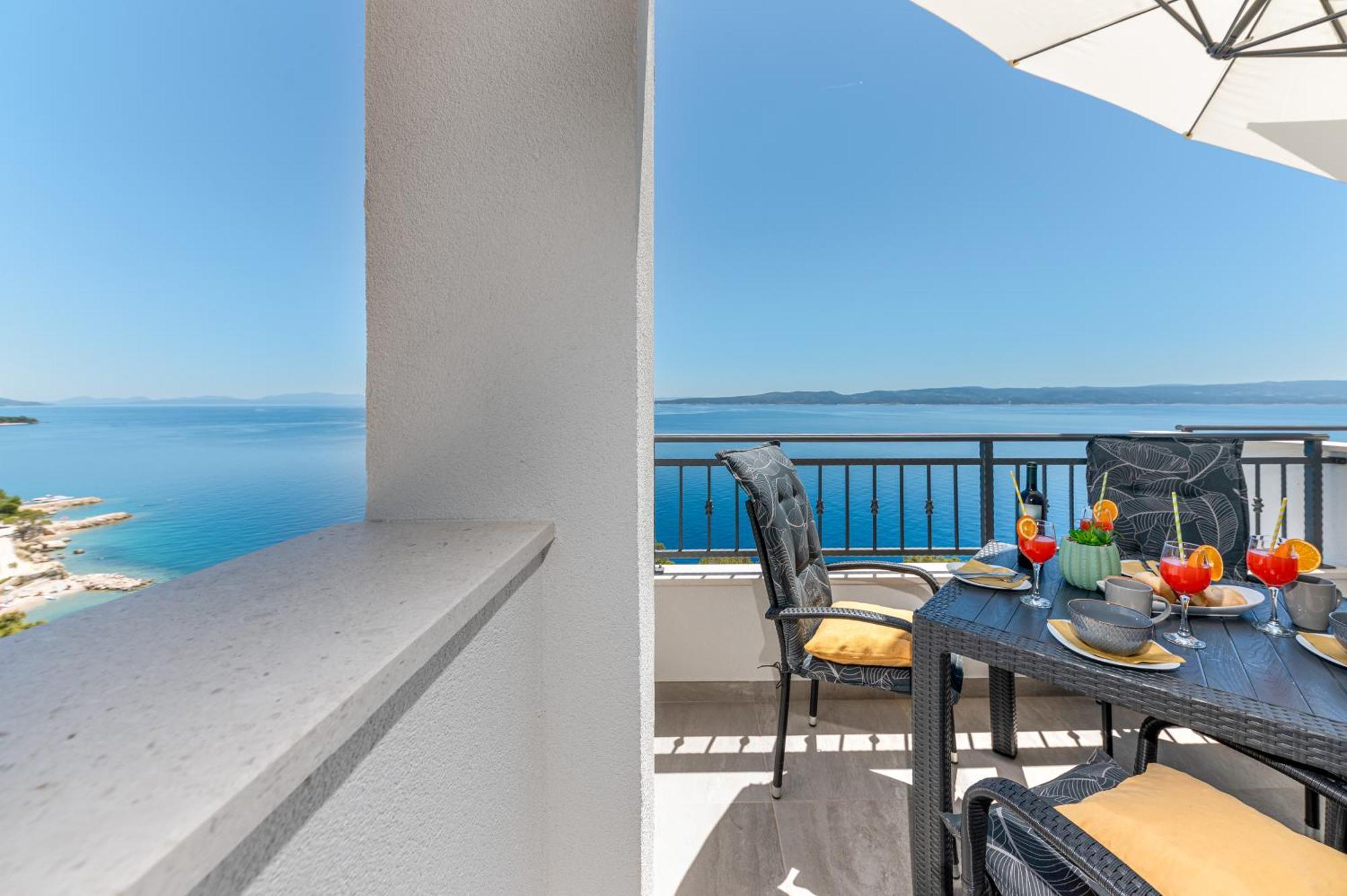 Seaview Apartments Nives Brela Kamer foto