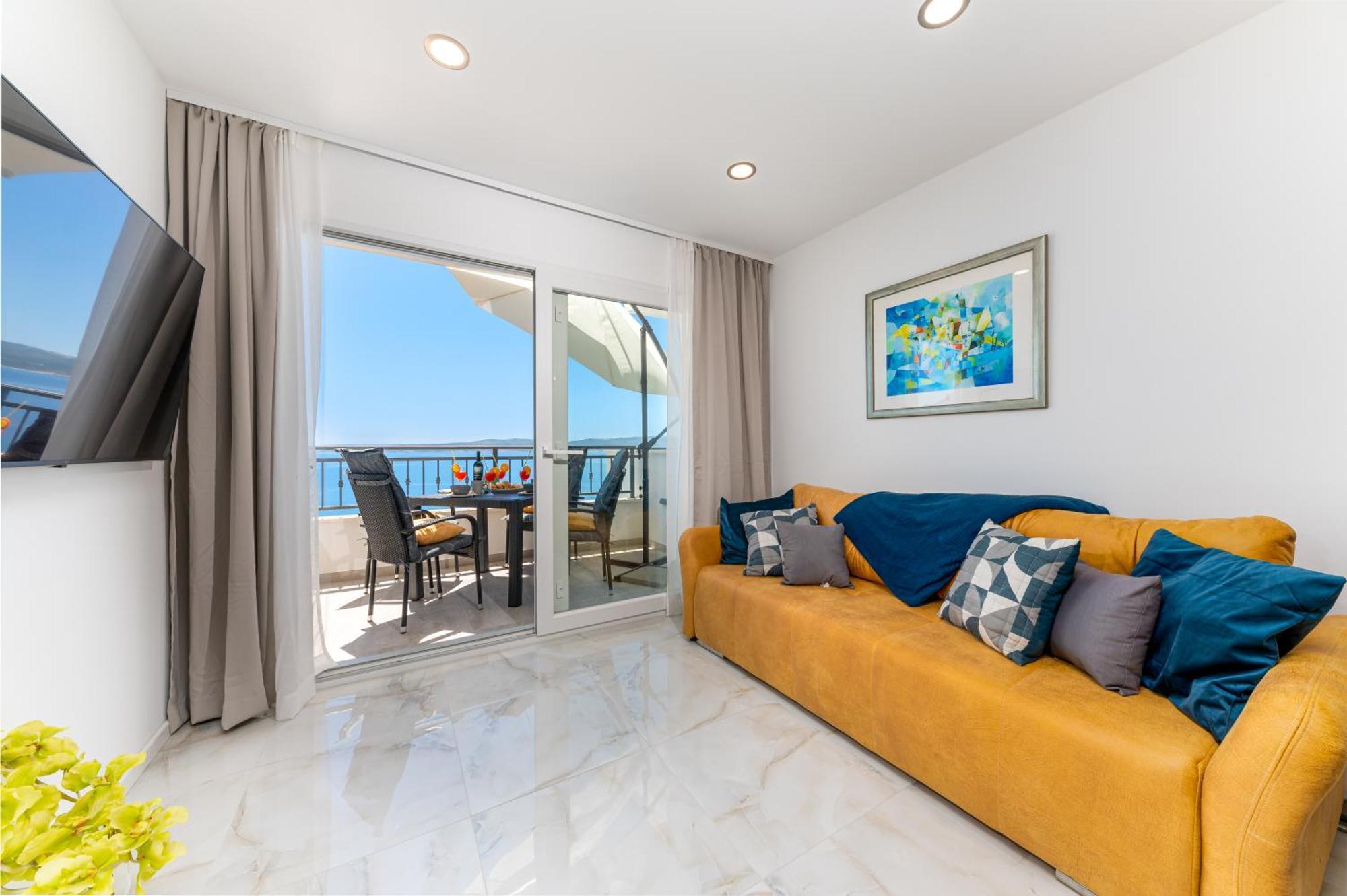 Seaview Apartments Nives Brela Buitenkant foto