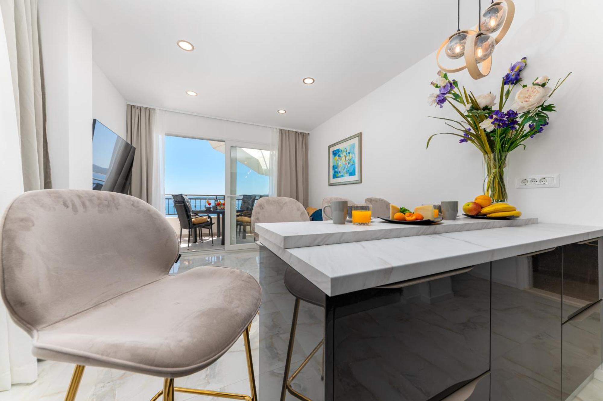 Seaview Apartments Nives Brela Kamer foto
