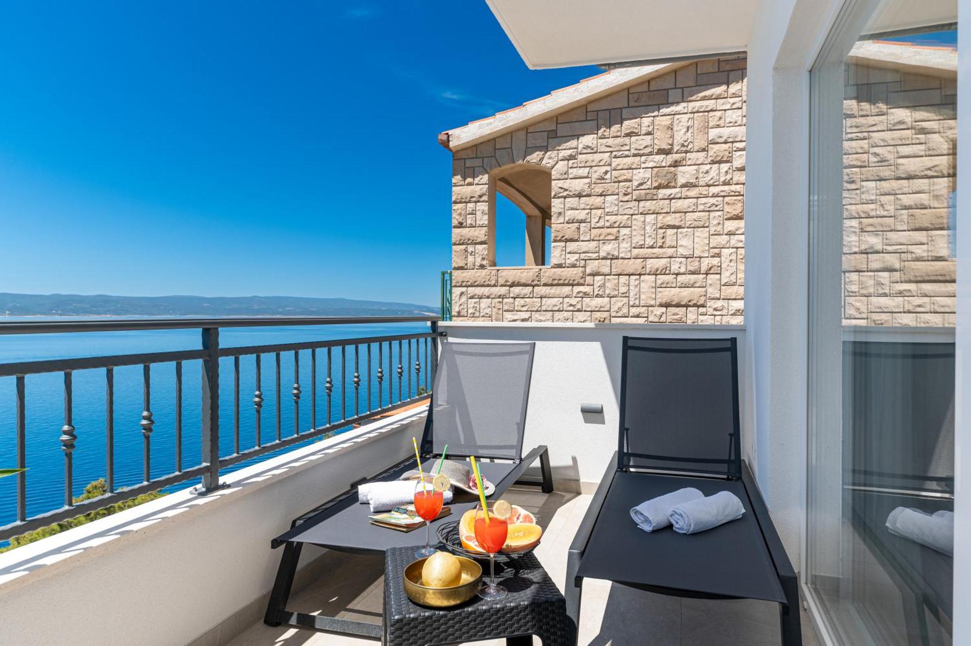 Seaview Apartments Nives Brela Kamer foto