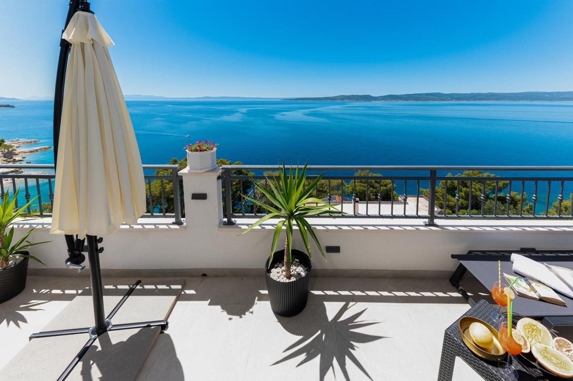Seaview Apartments Nives Brela Kamer foto