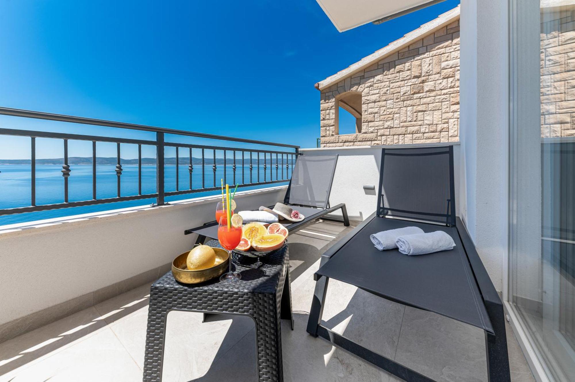 Seaview Apartments Nives Brela Kamer foto