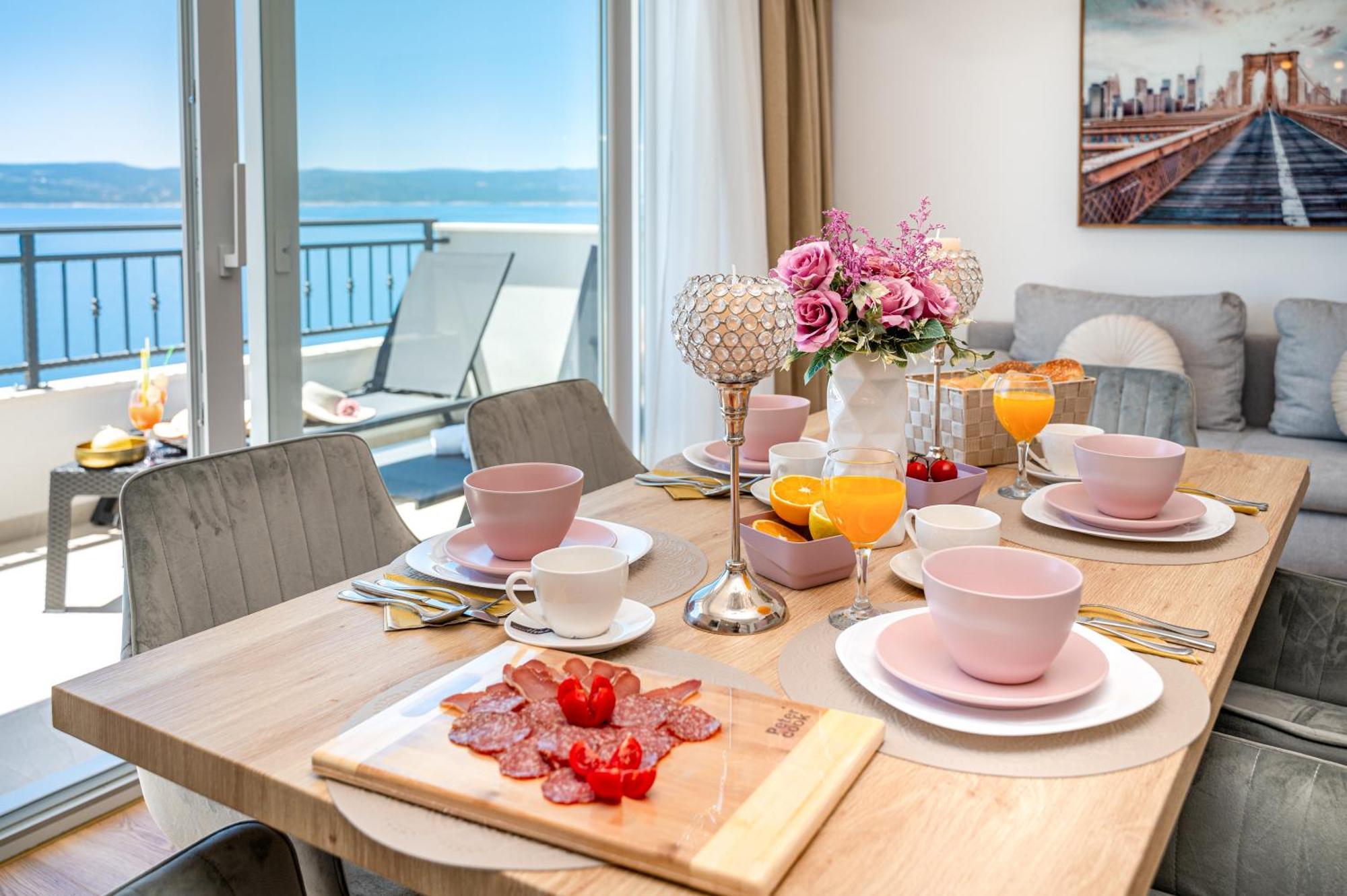 Seaview Apartments Nives Brela Kamer foto